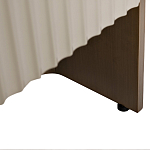 Тумба под телевизор серая с мраморной столешницей Uniqueness Marble варинант исполнения - 8 | Loft Concept в Волгограде