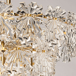 Люстра многоярусная с объемными прозрачными цветами Hanging Flowers варинант исполнения - 4 | Loft Concept в Волгограде