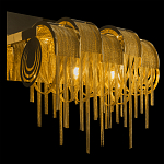 Бра с металлическими дугами и цепочками 33 см Atlantis Chain варинант исполнения - 8 | Loft Concept в Волгограде