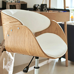 Вращающееся офисное кресло на колёсах Delwyn Chair варинант исполнения - 4 | Loft Concept в Волгограде