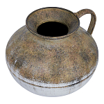 Ваза металлическая с ручкой Bygone Era варинант исполнения - 2 | Loft Concept в Волгограде