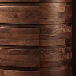 Комод деревянный с 7-ю ящиками Moon Walnut Furniture варинант исполнения - 5 | Loft Concept в Волгограде