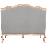 Диван двухместный из массива бука светло-серый Solid Luxury варинант исполнения - 2 | Loft Concept в Волгограде