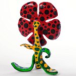 Декоративная статуэтка Yayoi Kusama Flowers that Bloom at Midnight Red варинант исполнения - 2 | Loft Concept в Волгограде