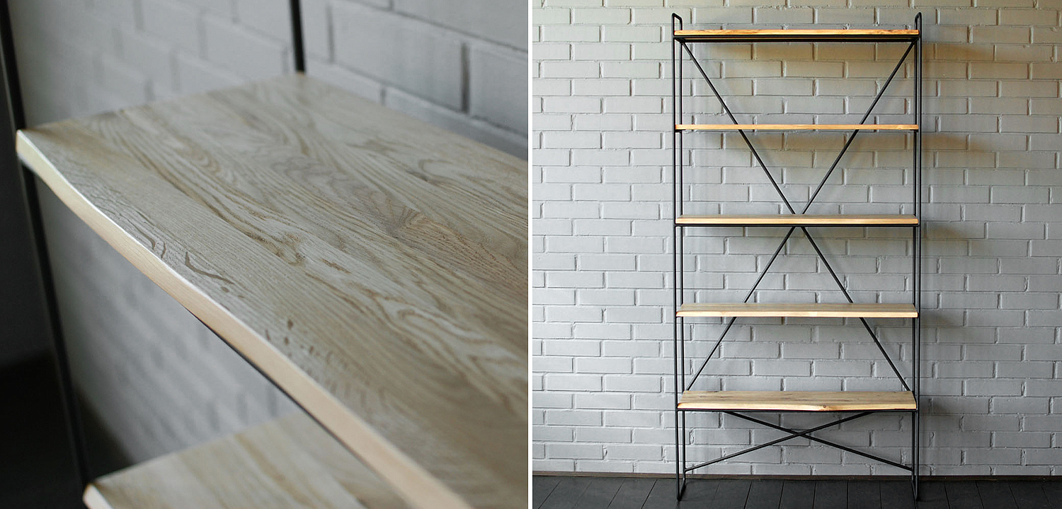 Стеллаж Hart Industrial Metal Rust Rack Стеллаж Hart Industrial Metal Rust Rack - Loft-Concept в Волгограде