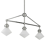 Люстра линейная с ромбовидными плафонами Pointed Diamond Shade варинант исполнения - 5 | Loft Concept в Волгограде