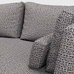 Мебельная ткань Шенилл серый цвет 142 см T4-46 варинант исполнения - 8 | Loft Concept в Волгограде