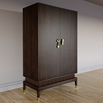 Платяной шкаф Elsa Dreams Walnut с 2-мя фасадами варинант исполнения - 2 | Loft Concept в Волгограде