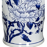 Ваза с крышкой и синим цветочным узором Blue & White Ornament  варинант исполнения - 3 | Loft Concept в Волгограде
