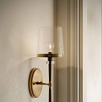 Бра настенное с прозрачным стеклянным абажуром Simple Pure Form варинант исполнения - 5 | Loft Concept в Волгограде