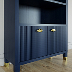 Книжный Стеллаж Elsa Dreams Blue с задней стенкой варинант исполнения - 1 | Loft Concept в Волгограде