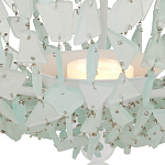 Люстра круглая с каскадом из декоративных элементов Sea Glass варинант исполнения - 3 | Loft Concept в Волгограде