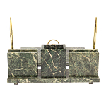 Настольный письменный набор из змеевика с гербом России Successful Leader варинант исполнения - 2 | Loft Concept в Волгограде