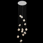 Люстра каскадная с мозаичным хрустальным оформлением Sparks of Crystal варинант исполнения - 2 | Loft Concept в Волгограде