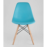Пластиковый стул на ножках из массива бука Eames Torquoise варинант исполнения - 4 | Loft Concept в Волгограде