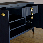 Комод-буфет Elsa Dreams Blue с открытыми полками   варинант исполнения - 1 | Loft Concept в Волгограде