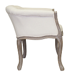 Кресло низкое в стиле прованс Бежевый Лен Louis French Armchair  варинант исполнения - 1 | Loft Concept в Волгограде