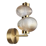 Бра с 2-мя рифлеными стеклянными шарами Marcelh Light варинант исполнения - 5 | Loft Concept в Волгограде