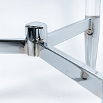 Приставной столик со стеклянной столешницей Deimos варинант исполнения - 4 | Loft Concept в Волгограде