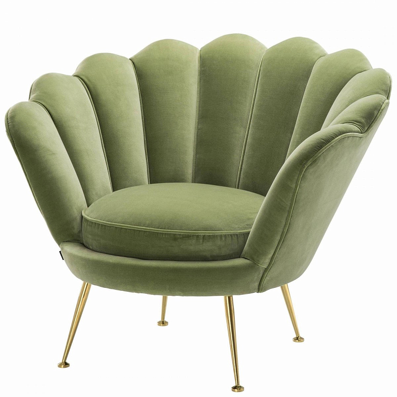 Кресло Eichholtz Chair Trapezium Light Green Зеленый Латунь Кресло Eichholtz Chair Trapezium Light Green Зеленый Латунь в Волгограде | Loft Concept