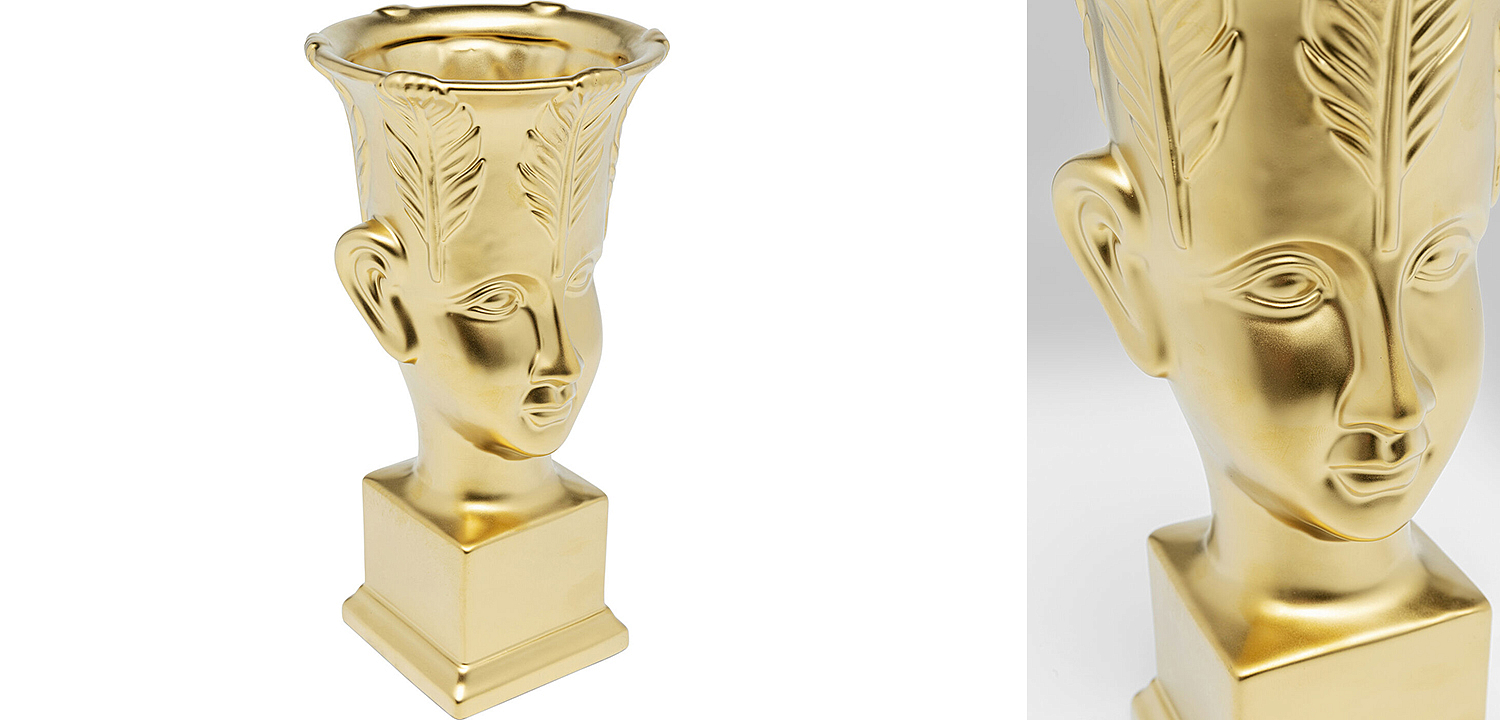 Ваза Golden Face Vase 31 Ваза Golden Face Vase 31 - Loft-Concept в Волгограде