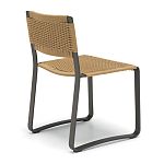 Дизайнерский стул с каркасом из металла с плетеными сиденьем и спинкой GREEN POINT Chair варинант исполнения - 3 | Loft Concept в Волгограде