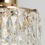 Потолочный светильник круглый с прозрачными подвесками Lunet варинант исполнения - 3 | Loft Concept в Волгограде