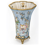 Фарфоровая ваза с изображением попугаев Eden Garden варинант исполнения - 3 | Loft Concept в Волгограде