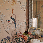 Обои ручная роспись Cecily pink варинант исполнения - 5 | Loft Concept в Волгограде