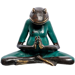 Статуэтка из бронзы в виде лягушки Animals Bronze варинант исполнения - 3 | Loft Concept в Волгограде