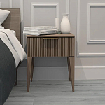 Тумба прикроватная коричневая с ящиком Harper Line варинант исполнения - 1 | Loft Concept в Волгограде