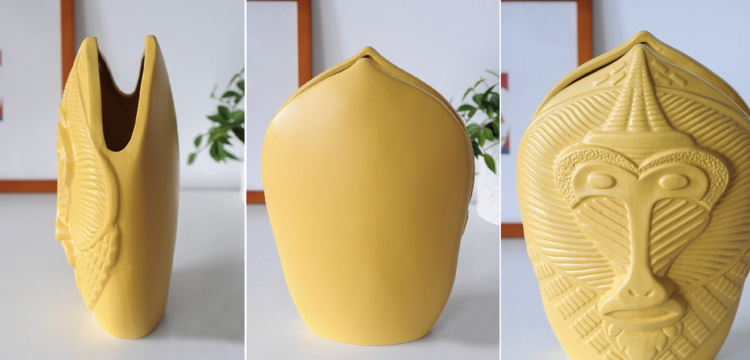 Ваза Color Monkey Vase yellow Ваза Color Monkey Vase yellow - Loft-Concept в Волгограде