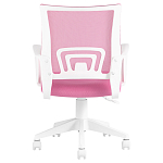 Офисное кресло с основанием из белого пластика Desk chairs Pink варинант исполнения - 4 | Loft Concept в Волгограде