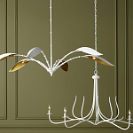 Люстра белая с плафонами в виде лепестков Delicate Flower варинант исполнения - 5 | Loft Concept в Волгограде