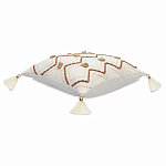 Подушка декоративная с геометрическим узором и кисточками Divine Abstractions варинант исполнения - 1 | Loft Concept в Волгограде