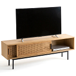 ТВ-тумба с плетеным декором Tate Wicker TV Stand варинант исполнения - 3 | Loft Concept в Волгограде