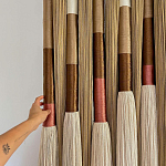 Текстильное Панно Макраме для ресторана Mexico Wall Hanging  варинант исполнения - 1 | Loft Concept в Волгограде