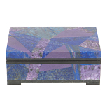 Шкатулка из натурального камня лазурит и чароит Stone Casket варинант исполнения - 2 | Loft Concept в Волгограде