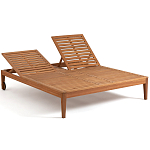 Шезлонг двухместный из эвкалипта Sunset варинант исполнения - 4 | Loft Concept в Волгограде