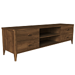 ТВ-тумба с 4-мя ящиками и полками из массива бука Tasteful Furniture варинант исполнения - 1 | Loft Concept в Волгограде