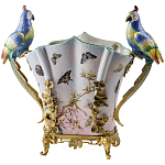 Ваза фарфоровая с попугаями Ferra варинант исполнения - 2 | Loft Concept в Волгограде