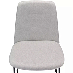 Стул мягкий светло-серый Chair Gray Runners варинант исполнения - 5 | Loft Concept в Волгограде