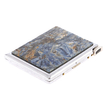 Портсигар на 10 сигарет с газовой зажигалкой из натурального камня Кианит Stone Cigarettes Cases варинант исполнения - 2 | Loft Concept в Волгограде