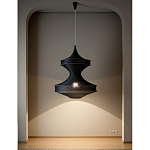 Подвесной вязаный черный светильник «Моника» варинант исполнения - 5 | Loft Concept в Волгограде