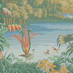 Обои ручная роспись Le Brésil Paille варинант исполнения - 3 | Loft Concept в Волгограде