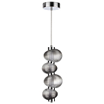 Подвесной светильник с 4-мя рифлеными стеклянными шарами Marcelh Light варинант исполнения - 2 | Loft Concept в Волгограде