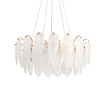 Люстра Mont Saint-Michel Золотая с Рельефным Стеклом варинант исполнения - 4 | Loft Concept в Волгограде