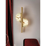 Бра  с фигурным мраморным рассеивателем Spiral of Warm Light варинант исполнения - 7 | Loft Concept в Волгограде