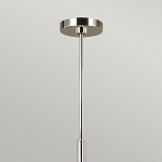 Люстра с 6-ю лампами на тонких изогнутых рожках в современном стиле Feiss варинант исполнения - 9 | Loft Concept в Волгограде