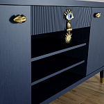 Комод-буфет Elsa Dreams Blue с открытыми полками   варинант исполнения - 4 | Loft Concept в Волгограде